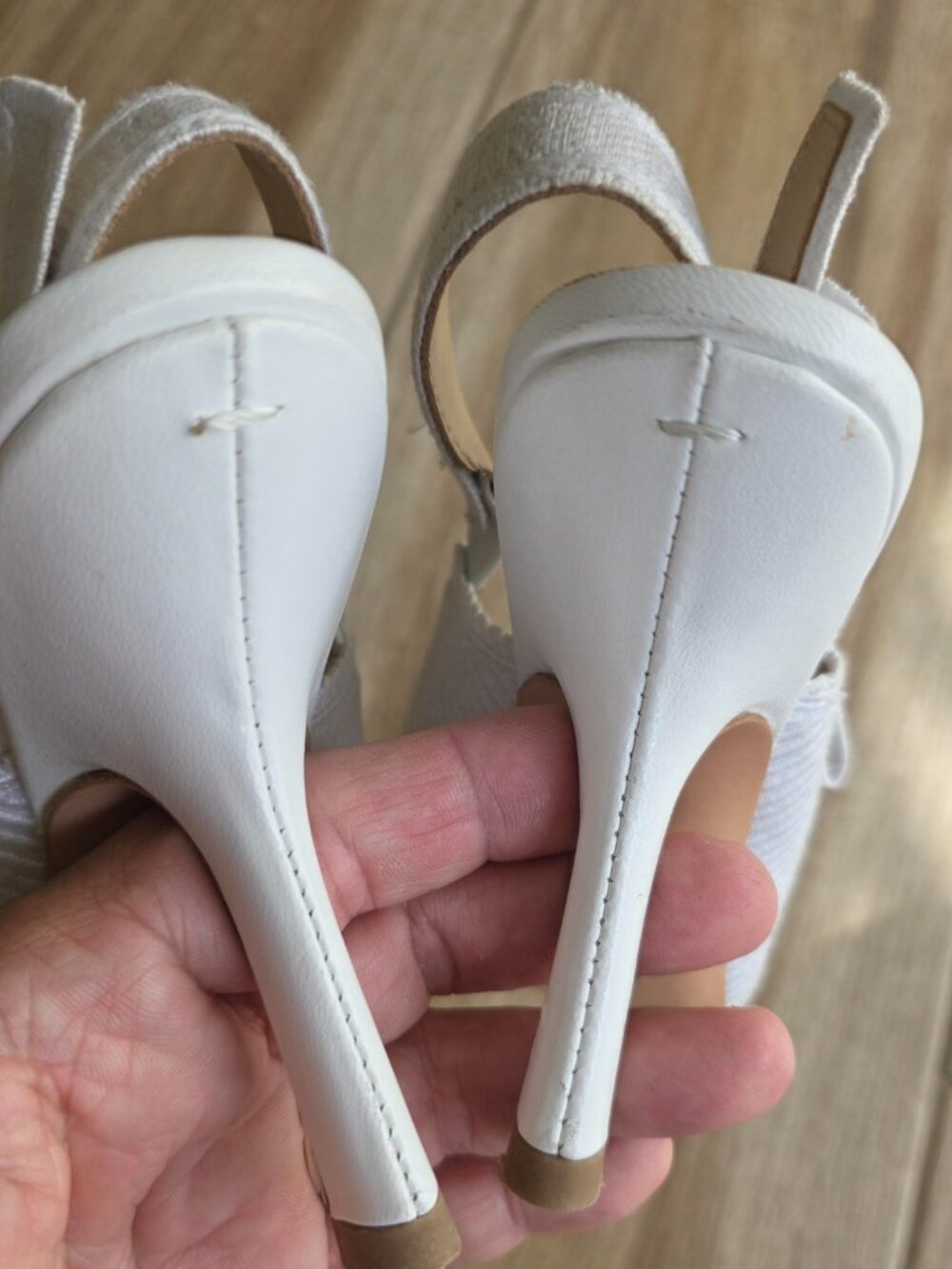 Dior J’Adior Slingback Pumps White Embroidered Cottom Slingback Eur. 36 D - Picture 14 of 15